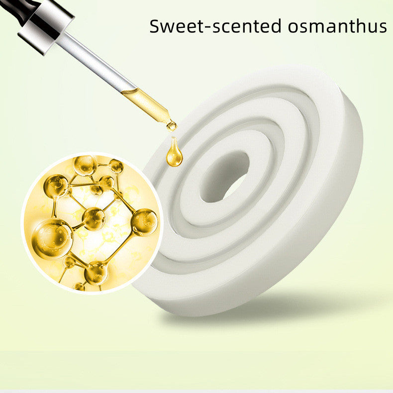 Solar Auto Rotating Car Air Freshener — Double Ring Aluminum Perfume Seat